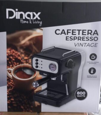 CAFETERA ESPRESSO VINTAGE 800W NEGRO CAF800BA1