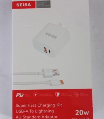 CARGADOR KIT CON CABLE IPHONE - SQ-U05IP