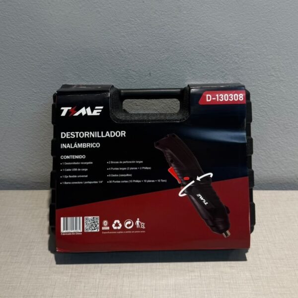 destornilladora inalambrico recargable 48 piezas - D-130308