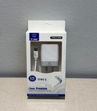 CARGADOR TIME 3.1 TIPO C 2USB - TMCC818