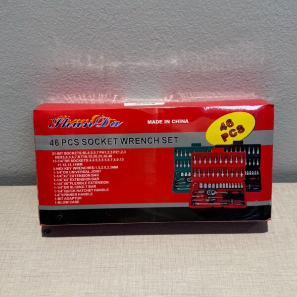 herramientas 46 piezas tubo llave criquet