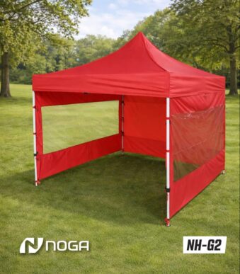 GAZEBO PLEGABLE CON PAREDES 3M X 3M NOGA