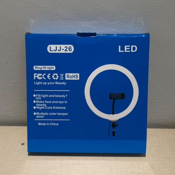 aro led 10" blanco con tripode 2 m