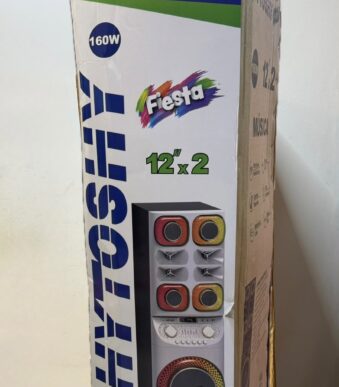 PARLANTE TORRE BLANCO HYTOSHY W1219 2 X 12 PULG MAS 8 BOCINAS SIN DESCUENTO