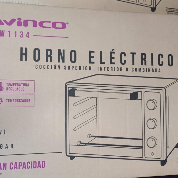HORNO ELECTRICO WINCO W1134 - NEGRO 1600W