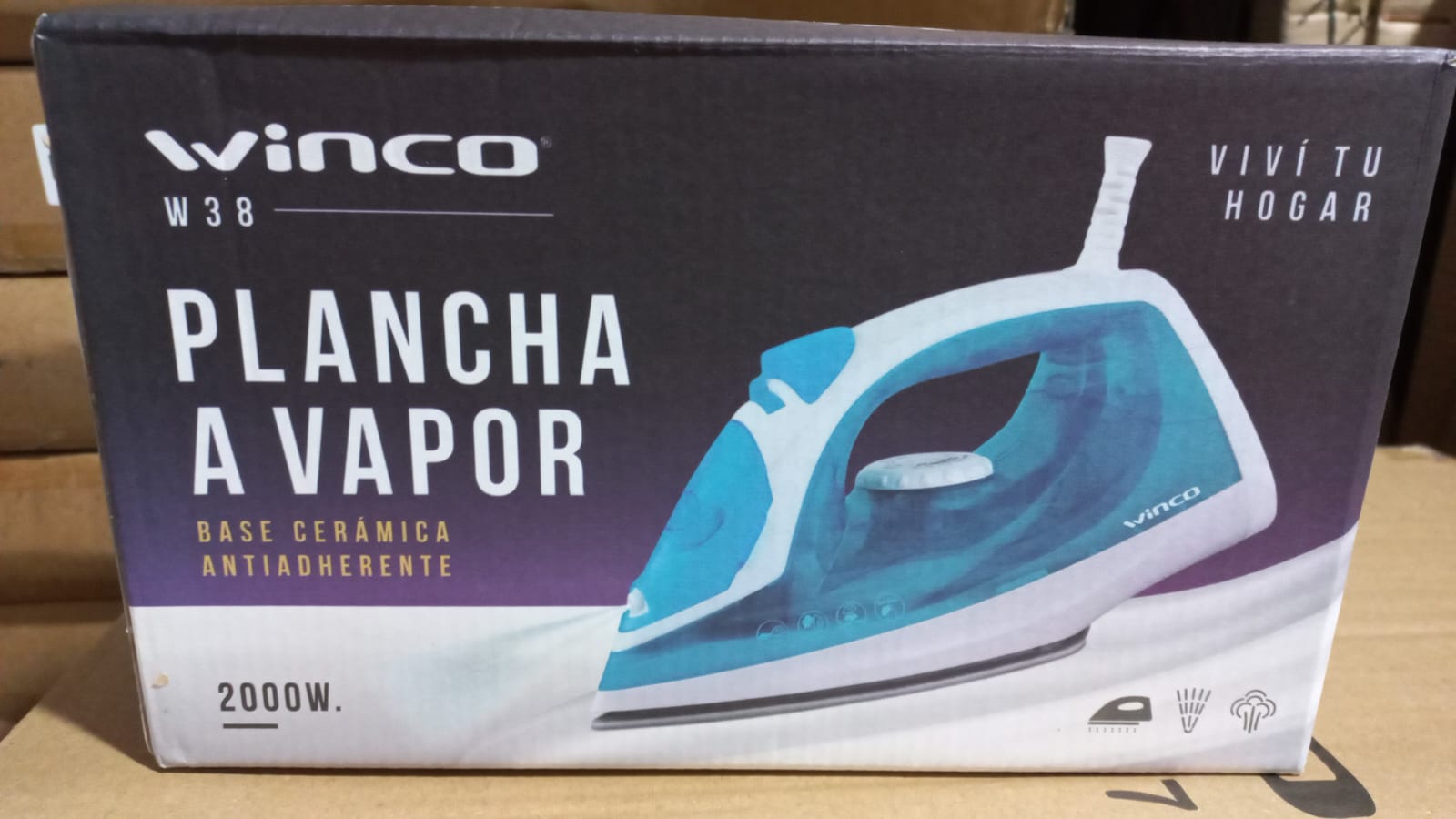 W38-PLANCHA CERAMICA A VAPOR WINCO W38-PLANCHA CERAMICA A VAPOR WINCO
