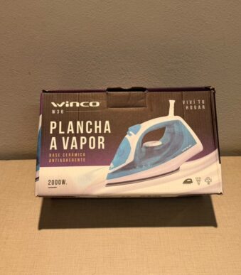 W38-PLANCHA CERAMICA A VAPOR WINCO