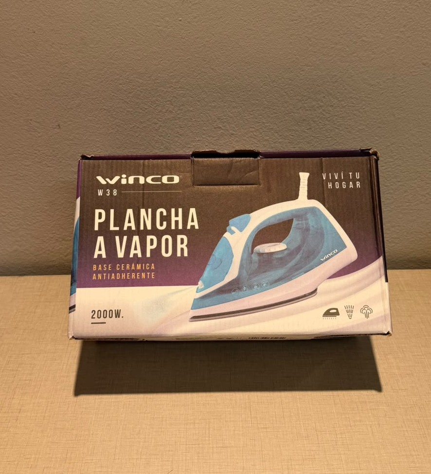 W38-plancha Ceramica a Vapor Winco