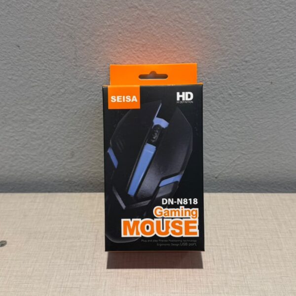 mouse gamer seisa dn-n818 (solo hay negro)