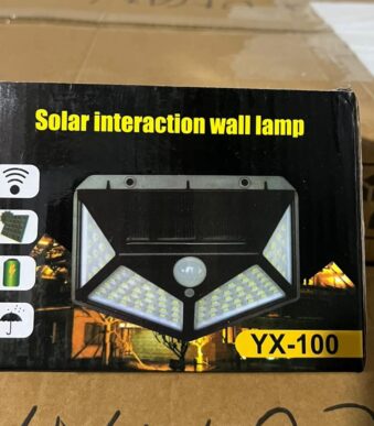 LAMPARA SOLAR 100 LEDS JARDIN YX-100