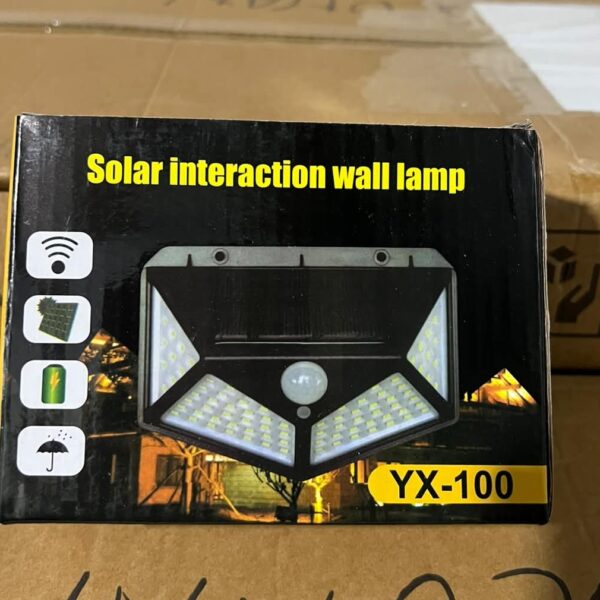 LAMPARA SOLAR 100 LEDS JARDIN YX-100