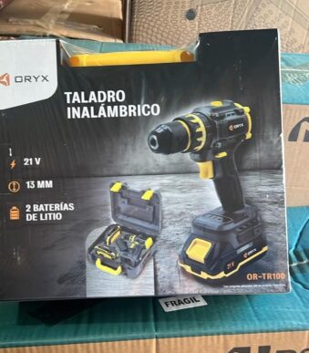 Oryx Taladro Inalámbrico Recargable Doble Batería OR-TR100