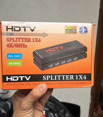 SPLITTER HDMI CON AUDIO 1X4 4K HD SM-F7847