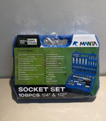 LLAVE TUBO 108PCS MANTA