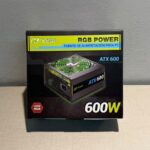 Fuente Alimentación Para Pc Rgb Power Atx 600w 220v Leds Rgb