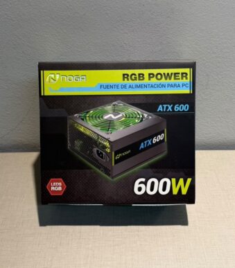Fuente Alimentación Para Pc Rgb Power Atx 600w 220v Leds Rgb