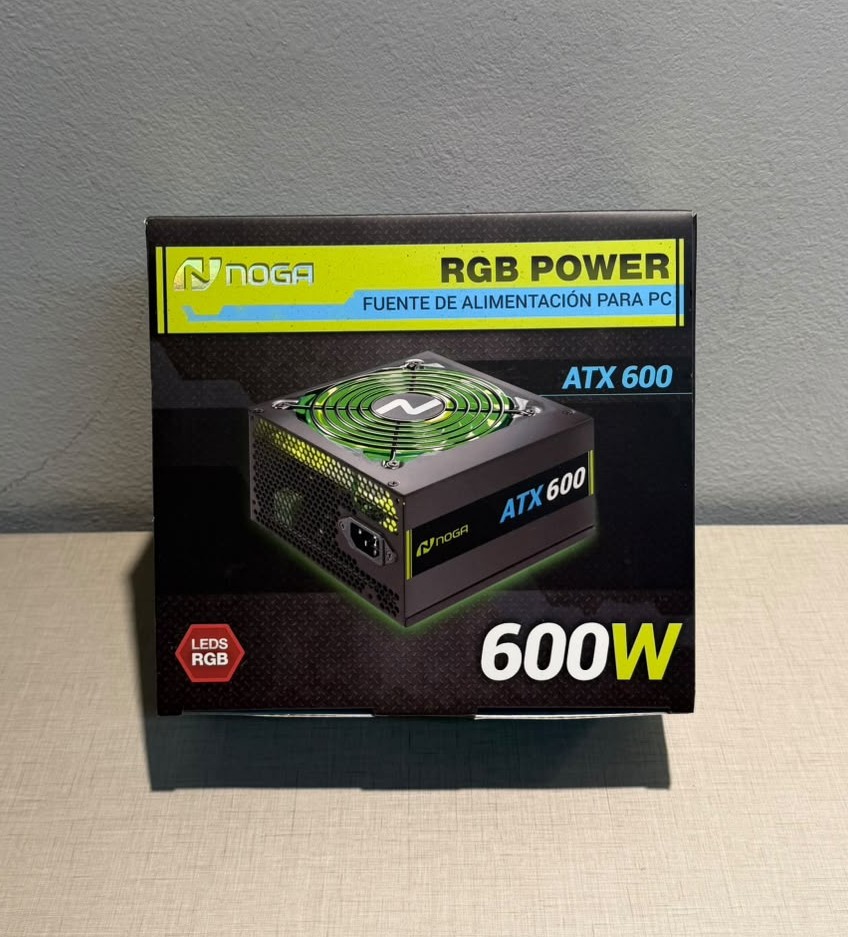 Fuente Alimentación Para Pc Rgb Power Atx 600w 220v Leds Rgb Fuente Alimentación Para Pc Rgb Power Atx 600w 220v Leds Rgb