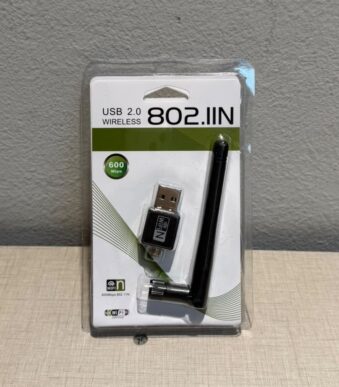placa wifi usb con antena 5 dbi