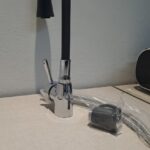GRIFERIA PICO FLEXIBLE NEGRA MONOCOMANDO CIERRE CERAMICO BF-12