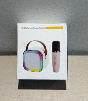 PARLANTE CON 1 MICROFONO KARAOKE K12