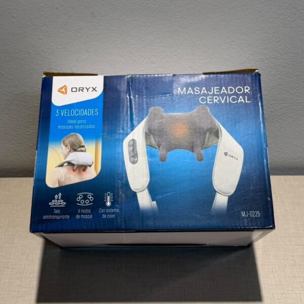 Masajeador Cervical ,múltiples Posiciones, inalambrico oryx mj-0225