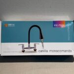 griferia de cocina flexible doble comando KM-P513