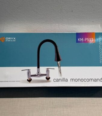 griferia de cocina flexible doble comando KM-P513