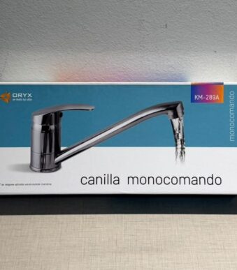 GRIFERIA DE COCINA CANILLA MONOCOMANO  PICO LARGO KM-289A