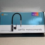 griferia monocomando flexible con goma negra KM-304A
