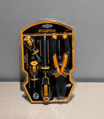 SET DE ALICATES + DESTORNILLADOR 5PCS 609805