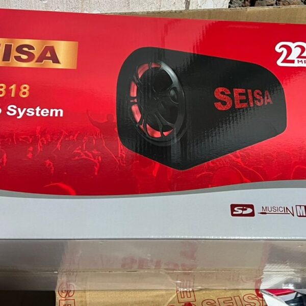 SUBWOOFER SEISA 8" 220V - 12V - 24V MICROFONO DUAL , BLUETOOH Y MICROFONO CON CABLE YX-BS818