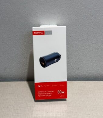 CARGADOR DE AUTO CON ENTRADA TIPO C TRANYCO 30W T-C26