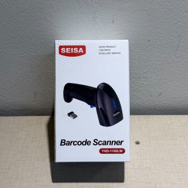 LECTOR DE CODIGO DE BARRAS SEISA CON CABLE Y RECEPTOR BT YHD-110LW