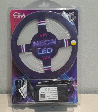 kit tira de led tipo neon 5 m blanco calido