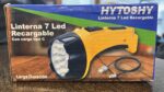 linterna recargable hytoshy 7 leds