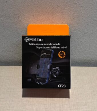SOPORTE AUTO REJILLA NEGRO/ROJO MALIBU CF23