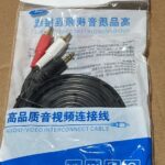 cable plug a rca en bolsita 3M