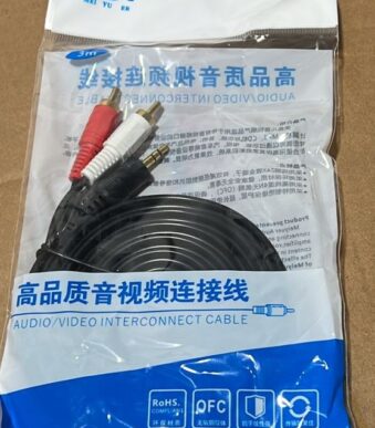 cable plug a rca en bolsita 3M