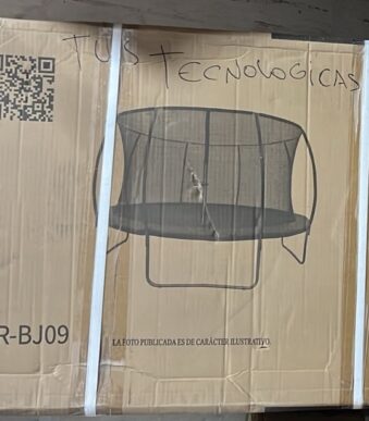 CAMA ELASTICA 12FT NEGRO 80X260CM OR-BJ09