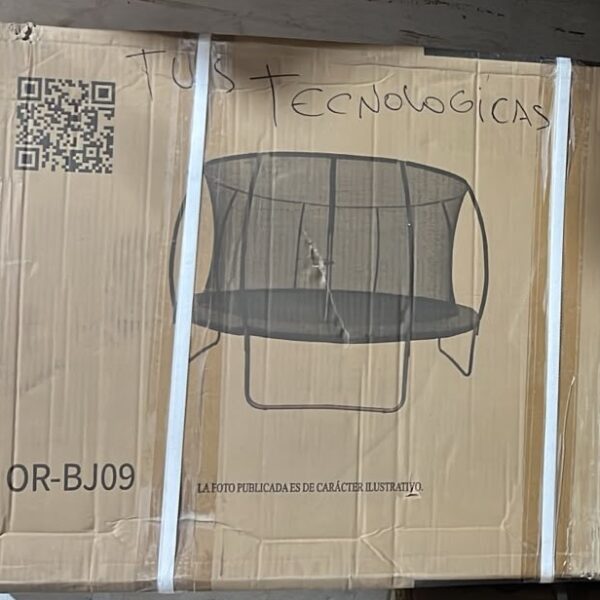 CAMA ELASTICA 12FT NEGRO 80X260CM OR-BJ09