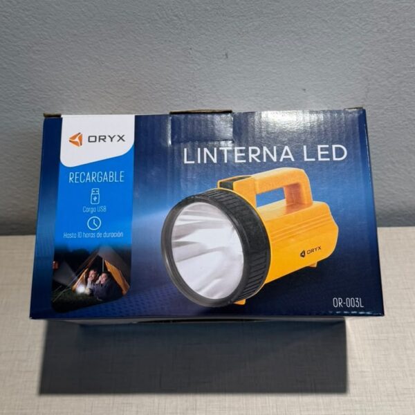 LINTERNA RECARGABLE ORYX OR-003L