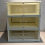 ZAPATERO PLEGABLE BEIGE 3 NIVELES 44X35X54CM OR-SH01