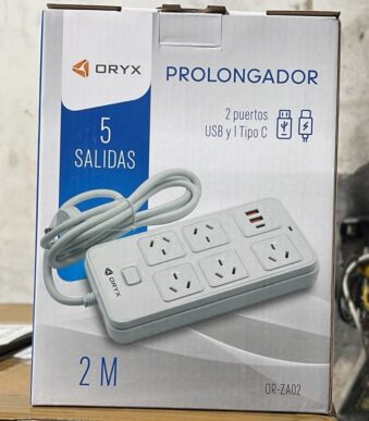 PROLONGADOR 5 SALIDAS ORYX - OR-ZA02