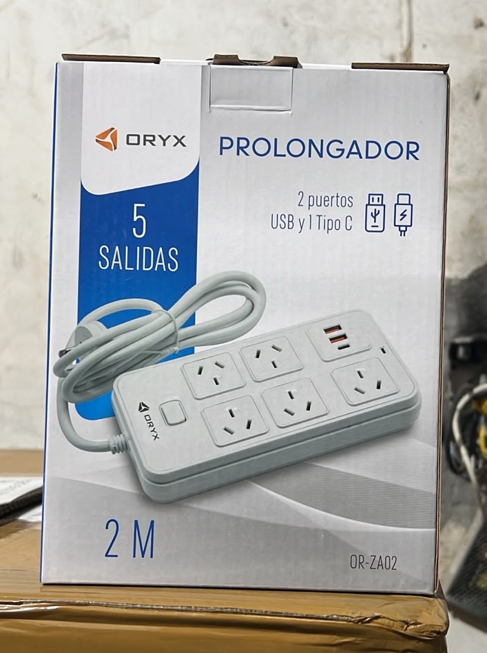 PROLONGADOR 5 SALIDAS ORYX - OR-ZA02 PROLONGADOR 5 SALIDAS ORYX - OR-ZA02