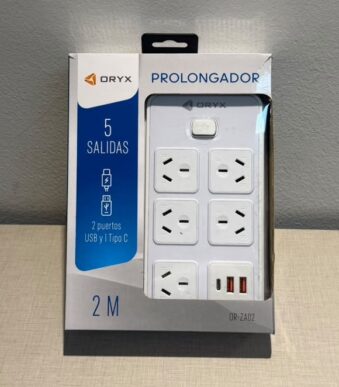 PROLONGADOR 5 SALIDAS ORYX - OR-ZA02
