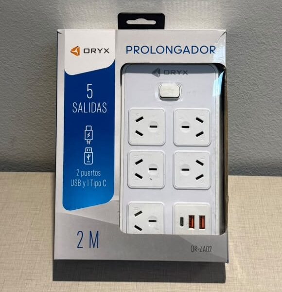 PROLONGADOR 5 SALIDAS ORYX - OR-ZA02