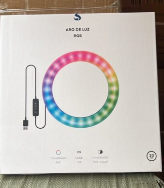 ARO DE LUZ RGB SUONO - ILU0065 con tripode