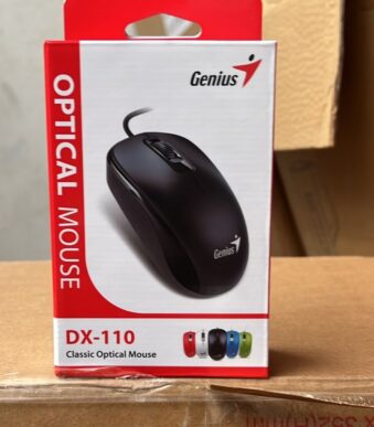MOUSE GENIUS AZUL/NEGRO/ROJO DX-110