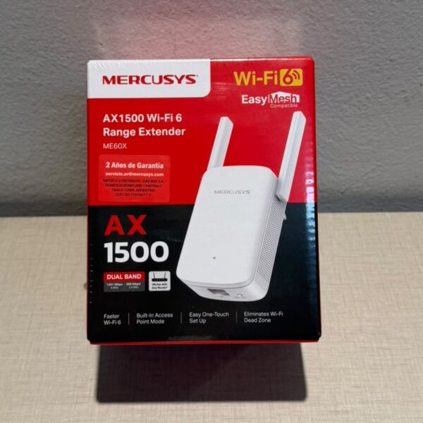 EXTENSOR DE RANGO MERCUSYS ME60X - WIFI 2 ANTENAS