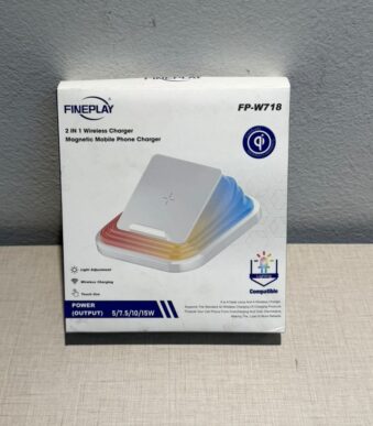 cargador inalmbrico con luz w718
